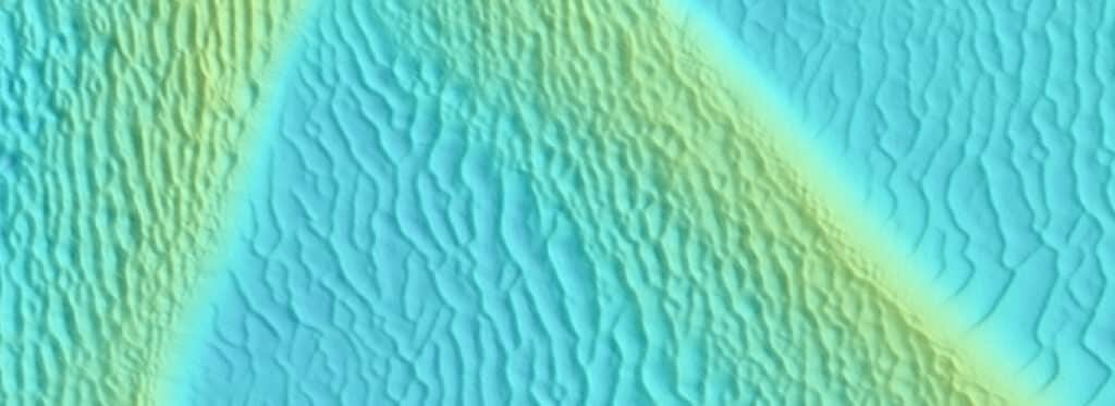 Dunes sous-marines et parcs éoliens en mer